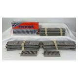Modern Lionel O Gauge FasTrack straight and curved loose track, uncoupling section in box