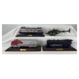 Avon Collectibles Santa Fe diesel, New York Central steam Hudson, Pennsylvanian GG-1 and more