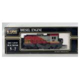 Modern K-Line O Gauge K-2328 Lehigh Valley S-2 diesel switcher in original box