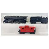 Postwar Lionel O Gauge 685 4-6-4 steam w/6026W whistle tender and 2472 Pennsylvania caboose