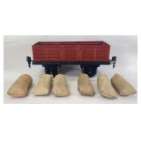 Prewar Marklin Spur 1/Gauge One gondola goods freight wagon