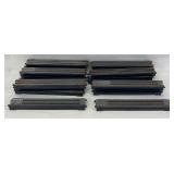Twenty sections of Trix Express 1354 straight 3-rail HO gauge track