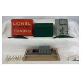 Postwar Lionel O Gauge operating accessories 448 missile firing range, 943 exploding ammunition dump