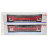 HO Scale Marklin 43584 DB AG bi-level RE Kassel HBF passenger cars in original box