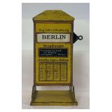 Prewar Karl Bub Nuremberg KBN Spur 1/Gauge One 1690/1 Berlin arrivals departures times Zug fahrt in Richtung