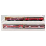 HO Scale Fleischmann 5653K, 5623K, 5624K, 5648K DB passenger trains in original packages