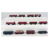HO Scale Piko, Fleischmann, Trix; twelve European freight cars