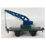 Prewar Marklin Spur 1/Gauge One 10000 K manually operated derrick/crane
