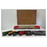 Marx O Gauge 45225 Diesel Type Electrical Train set in original box Santa Fe A-A units