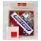 Winross Budweiser die-cast C.O.E. semi-tractor and trailer in original box