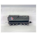 Prewar Lionel O Gauge 2263W twelve wheel tender with whistle in gun metal gray