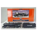 Modern Lionel O Gauge 18080 Denver & Rio Grande 2-8-2 Mikado steam locomotive and tender in original box
