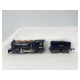 Prewar Lionel O Gauge 262 2-4-2 steam locomotive and 262T eight wheel tender