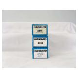 Marklin HO Gauge 2510, 2511 and 2589 boxcars with brakeman's cab in original box