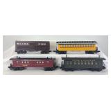 Modern Lionel & MTH O Gauge passenger cars D&RGW, W&ARR