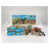 Kibri B-6854 Z scale building kits in original boxes some unbuilt