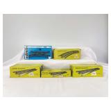 Group of Marklin HO M track in original boxes four 5111, four 5016, one 5100 and one 5128
