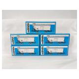 Marklin HO Gauge 82513, 82514, 82515, 82554A, 82556 box cars with brakeman's cab in box