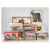 Tyco 7789; Model Power 421, 441, 703; Ideal B-251, B-252; Pola 524; Plasticville 2609-100; AHM 5610 HO gauge kits