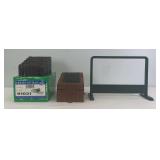 LGB G Scale 91031 bumper in box, billboard frame, unmarked G scale bumper