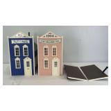Piko G Scale No. 62202 The Village Inn and No. 62213 Post Office assembled layout accessory buildings