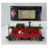 Aristo-Craft #1 Gauge 1:29 G Scale steel long caboose, 42125 North Pole & Snowflake RR caboose in original box