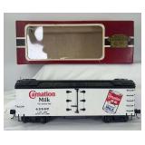 Delton Locomotive Works G Scale 4258C Carnation Milk Car reefer in original box