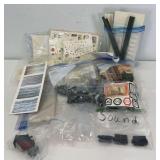 Huge lot of Piko G Scale windows, doors, chimneys, stickers, window inserts, roof trim, parts & More