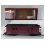 Bachmann Big Haulers G Scale Item #97497 Pennsylvania Tuscan red 4 door baggage No. 4 in box