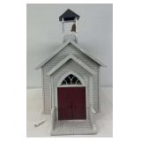 Unmarked 933 G Scale small town country church mostly assembled