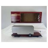 Bachmann Big Haulers G Scale Item #98370 painted/unlettered flat car w/closed trailer in original box