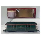 Bachmann Big Haulers G Scale Item #97490 Pennsylvania Liberty Bell Green 4 door baggage passenger car in box