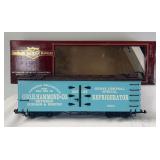 Bachmann Big Haulers G Scale Item #93205 Great Central Fast Freight Line refrigerator car in original box