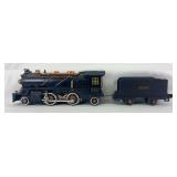 Prewar Lionel O Gauge 262E 2-4-2 steam loco w/Krackle 262T tender, brass and copper trim