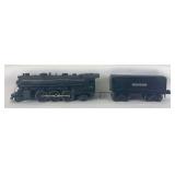 Prewar Lionel O Gauge 1666 2-6-2 steam locomotive and 0-2689W Lionel Lines tender w/whistle