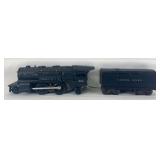 Prewar Lionel O Gauge 258 2-4-2 steam locomotive and 1689T Lionel Lines tender, tinplate train