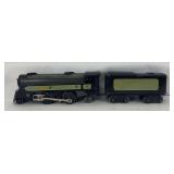 Marx O Gauge 3000 Canadian Pacific 2-4-2 streamlined steam locomotive and streamlined 3/16" scale 8-wheel tender