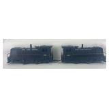 Two Marx O Gauge 588 unpainted black New York Central diesel locomotive units, both powered