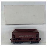 Modern Atlas O Gauge 2-rail Detroit & Mackinac ore car in original box