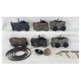 Marx O Gauge key wind motors and keys for steam and diesel locomotives, parts or restoration
