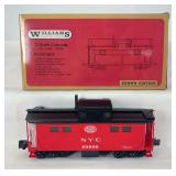 Modern Williams O Gauge 3-rail brass #1103 New York Central caboose, Crown Edition in original box