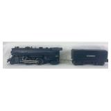 Prewar Lionel O Gauge 229 2-4-2 steam locomotive and 2689 Lionel Lines tender with whistle