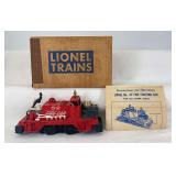 Postwar Lionel O Gauge No. 52 Fire Fighting Car in original box with instructions