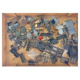 Marx O Gauge steam locomotive parts, smoke parts, truck frames, pickup slides, track contacts, more for parts or restoration