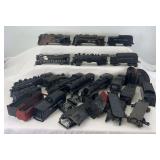 Huge group of Marx O Gauge C.V., 400, 1666 and other locomotive and tender shells, more, etc. for parts or restoration
