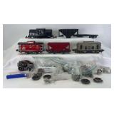 Prewar Lionel O Gauge 248, 252, 803, 803 homemade attempt at coal train