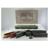 Boxed Marx O Gauge 9554 Baltimore and Ohio diesel Alco freight set
