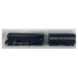 Prewar Lionel O Gauge 221 2-6-4 streamlined New York Central steam locomotive and tender