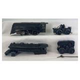 Prewar Lionel O Gauge 1654 die-cast steam locomotive shell, Commodore Vanderbilt 2-4-2 tinplate steam locomotive