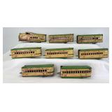 Marx O Gauge M-10005 Union Pacific streamlined 8-unit articulated diesel passenger train